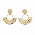Solaire Drops — sun-inspired gold drop earrings | THE ARCIVE