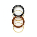 Gold Bangle Set — stackable 18K gold plated bangles | THE ARCIVE